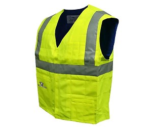 Occunomix Evaporative Cooling Vest - Traffic Safety ANSI Class 2